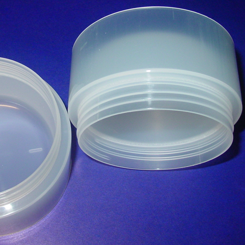 cream jars transparent samples